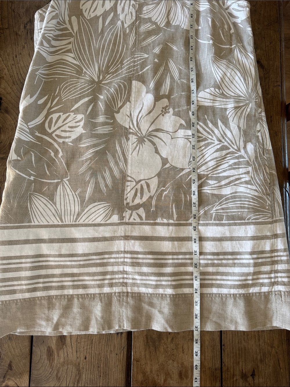 Tommy Bahama Large Linen fully lined with pockets tropical floral Shift Dress - Picture 9 of 9